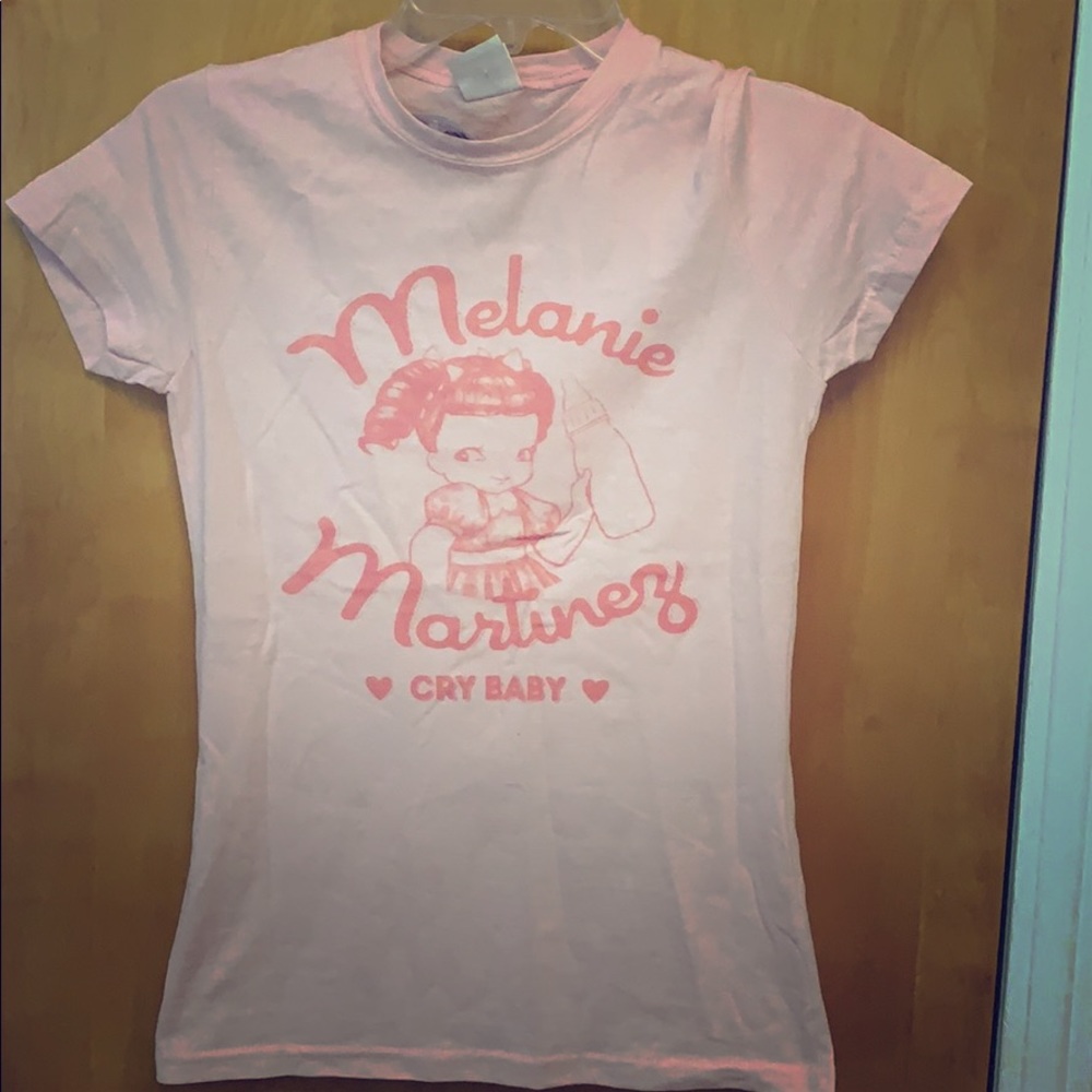 Melanie Martinez light pink tee